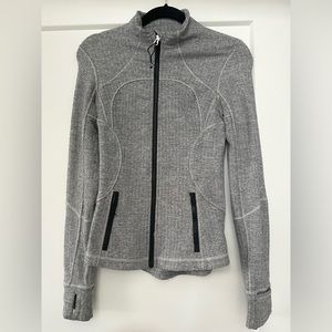 Houndstooth lulu zip up